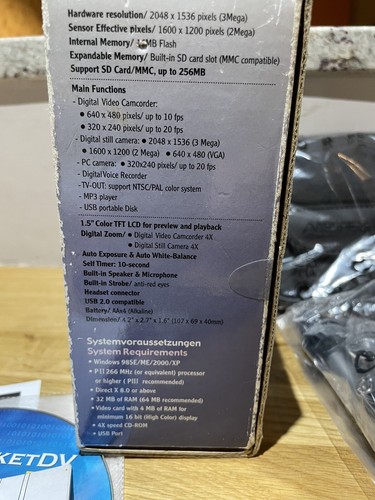 Aiptek Pocket DV 3300 Digital Video Camera NEW - Picture 8 of 11