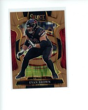 2025 Panini Select Copper Shock Prizm #24 Evan Brown #d 532/899