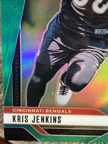 2024 Panini Prizm - Rookies Green Prizm #364 Kris Jenkins (RC) - Picture 4 of 6