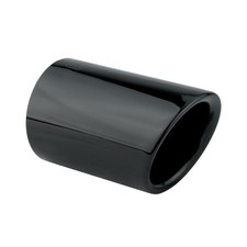 1 Auspuffblende Schwarz für VW Golf 6 7 Polo 6R Audi A1 A3 Auspuff Blende Rohr