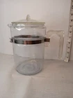 Vintage Pyrex  Glass Percolator Coffee Pot 7826-H 6 Cup Incomplete