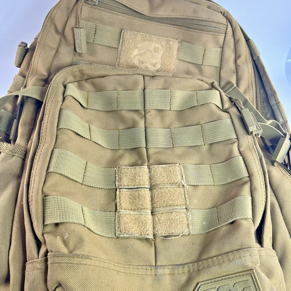 Mochila Tática SOG TOC 20L – Marrom Coiote MOLLE – Usada - Imagem 2 de 4