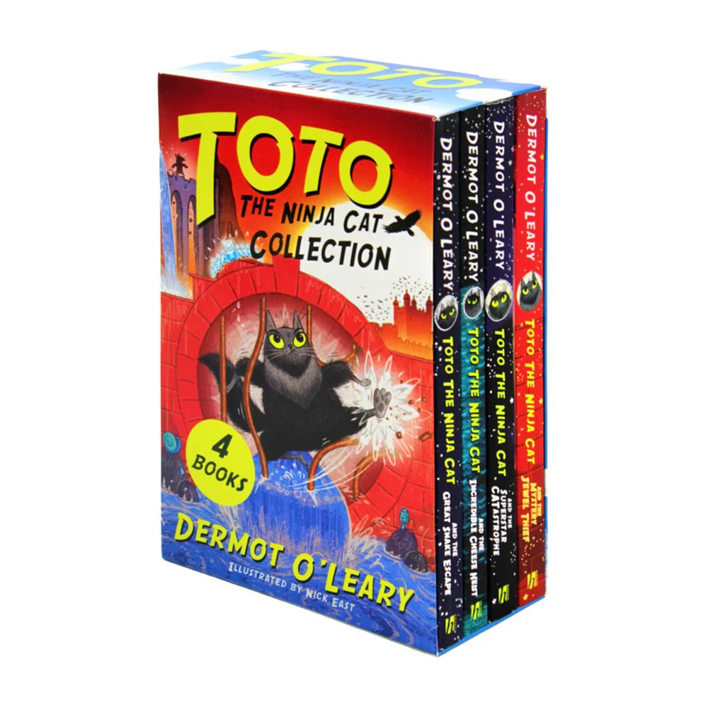 Toto the Ninja Cat Series 4 Books Collection Set By Dermot OLeary | Dermot O'Lea