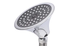 Single Function Adjustable Showerhead Chrome Design Spa Showerhead 4.4" Face