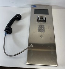 Telcom Stainless Steel Wall Phone Security Inmate Phone NEW Open Box Business