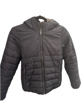 Abercrombie Kids Boy  s Cozy Winter Navy hooded Puffer Jacket size 9/10
