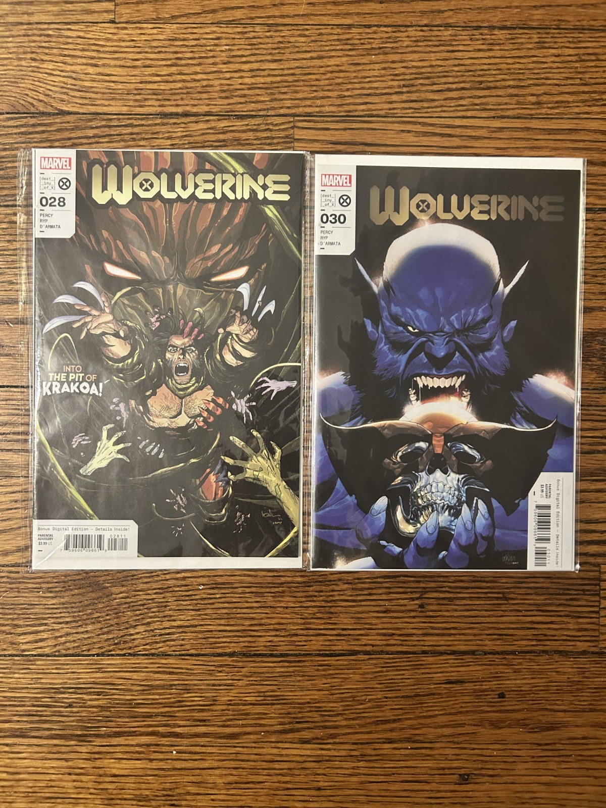 Wolverine #28, #30 by Percy Lot Marvel Comics