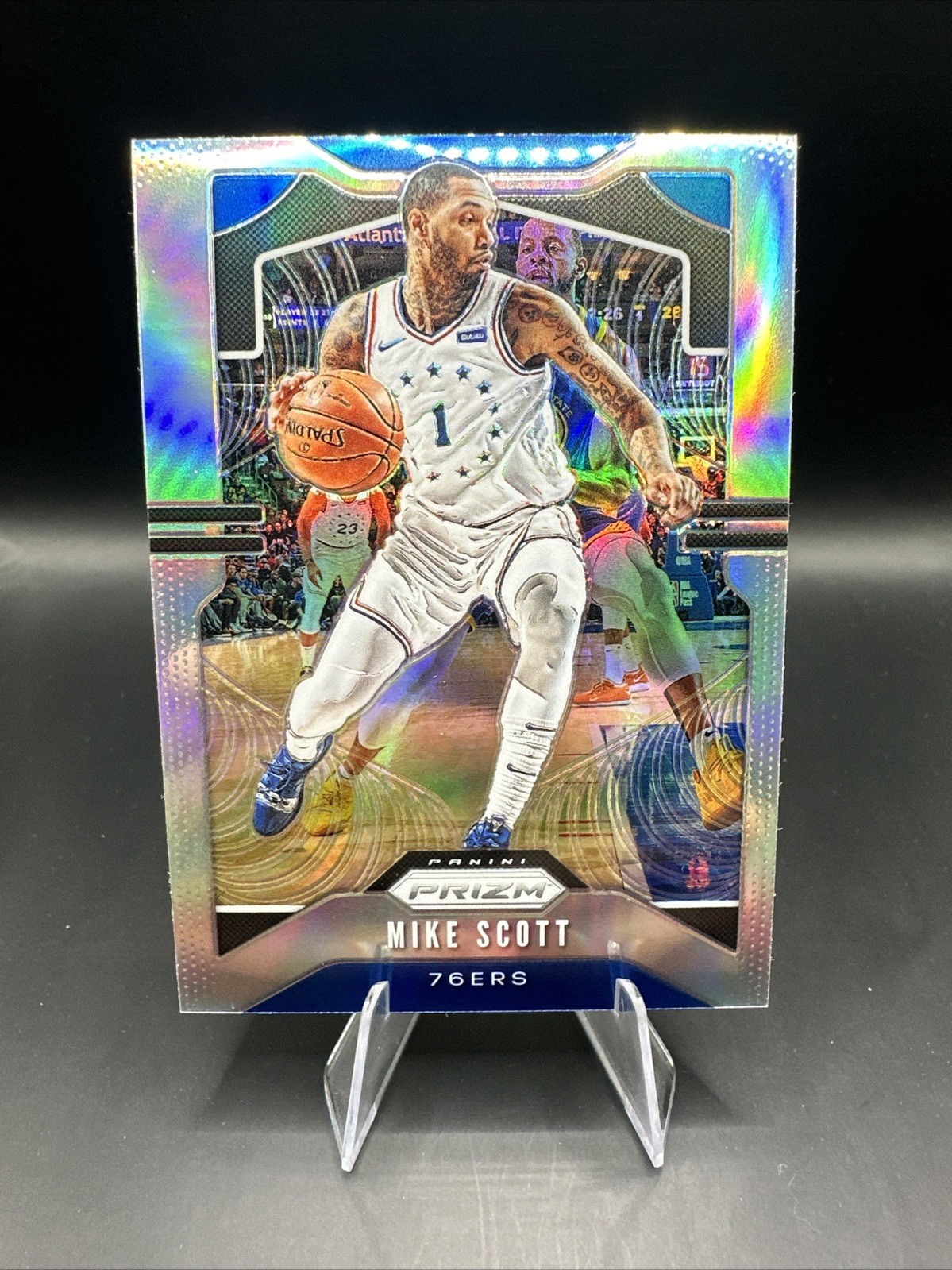 2019-20 Panini Prizm Basketball Mike Scott Philadelphia 76ers Silver Prizm #53
