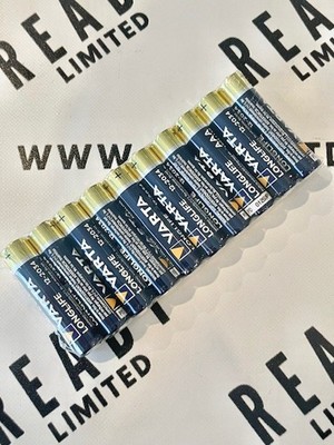 VARTA Longlife Alkaline AAA Batteries 10 Pack