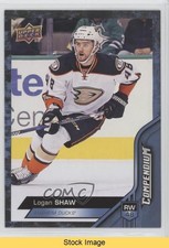 2016-17 Upper Deck Compendium Blue Logan Shaw #602 READ p6b