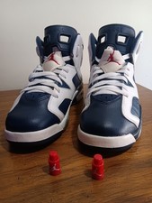 2012 Nike Air Jordan VI 6 Retro Olympic White...