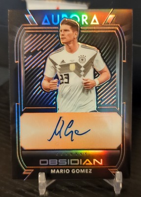 2020-21 Panini Obsidian Mario Gomez Orange Aurora Auto /50