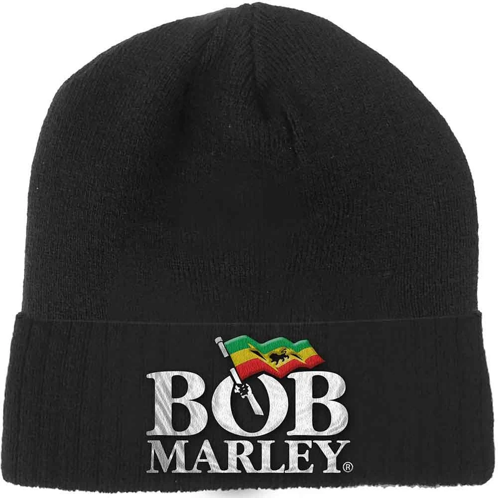 Bob Marley Logo Official Beanie Hat