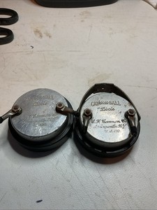 Cannon Ball Dixie Headphone Head Set 1920s Crystal Radios