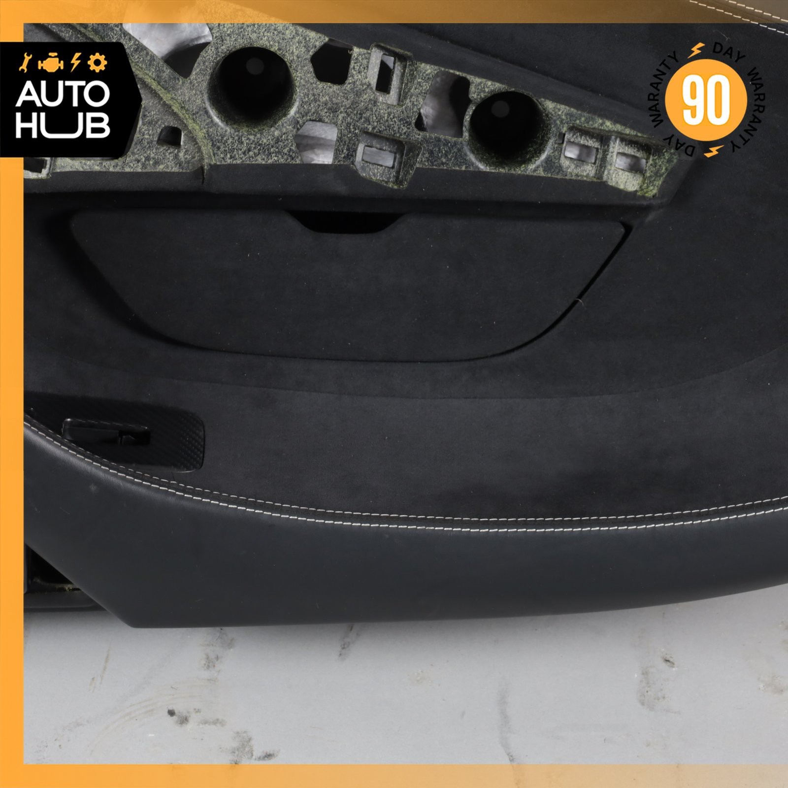 16-21 McLaren 570S Right Side Interior Door Panel Nappa Suede Jet Black OEM