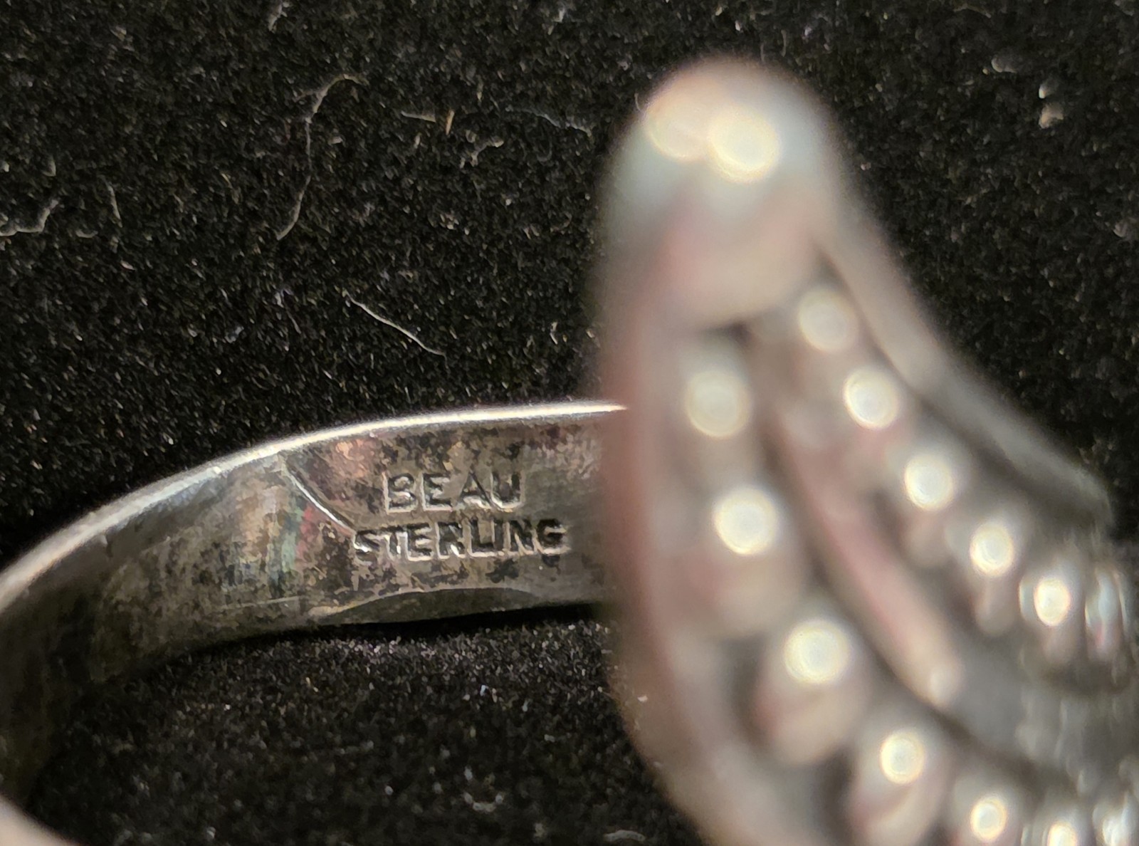 BEAU STERLING ADJUSTABLE WRAP RING - image 4