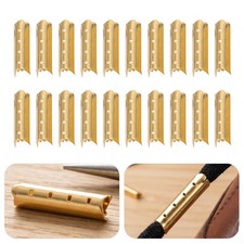 80Pcs Durable Metal Shoelace Tips Golden Cord End Caps for DIY Shoe Lace Repair