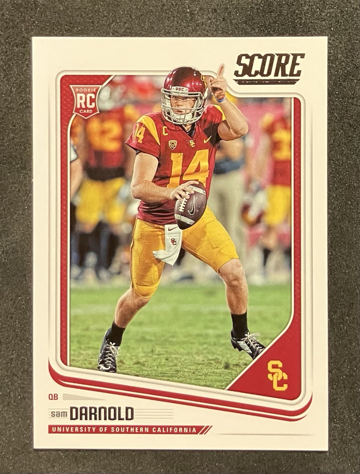 2018 Score - Rookies Sam Darnold #349 (RC) USC Trojans Football