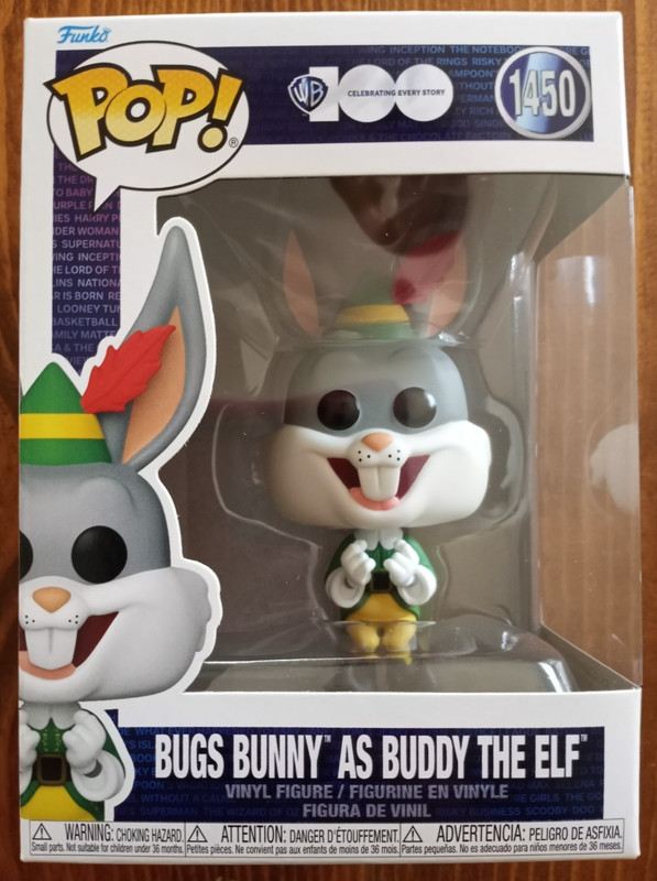 Funko Pop! - Looney Tunes - Bugs Bunny as Buddy the Elf #1450