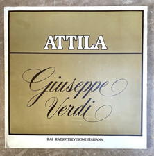 Attila Verdi RAI RADIOTELEVISIONE ITALIANA 2LP EX+ G  ed fuori commercio
