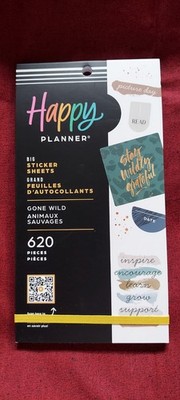 The Happy Planner Sticker Book - Gone Wild (620 Pieces)