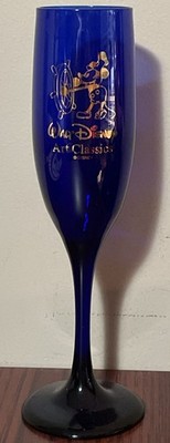 Disney Classic Cobalt Blue Glass Champagne Stemware Replacement