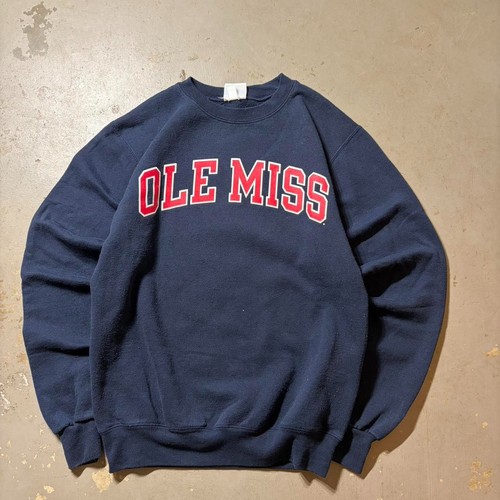 Vintage Ole Miss Crewneck Sweatshirt, Retro University Pullover