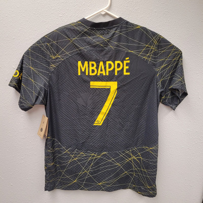 Jordan PSG ブラック シャツ M Nike Air Jordan Paris Saint-Germain 2022/23 Match Fourth Top