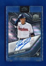 2023 TOPPS CHROME BLACK TYLER FREEMAN RC AUTO REFRACTOR /150 ROCKIES GUARDIANS