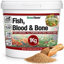 Fish, Blood & Bone soil Fertiliser(1KG Bucket) Multi Purpose Organic Fertiliser 11.40 per kilo