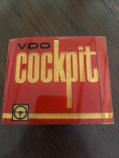 Vdo Cockpit Temperature Guage 120-300f 12v Nos Vw Audi Porsche Bmw Custom