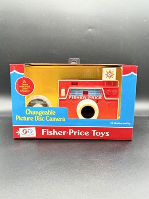 Vintage Fisher-Price Changeable Picture Disc Camera 1968 Classic Toy w/ Box