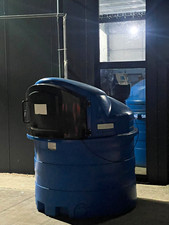 Harlequin Fuel Station 1400L Blue Bunded Static Fuel Storage Tank 240V