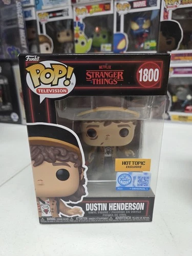 Funko Pop: Stranger Things - Dustin Henderson #1800 Hot Topic Exclusive