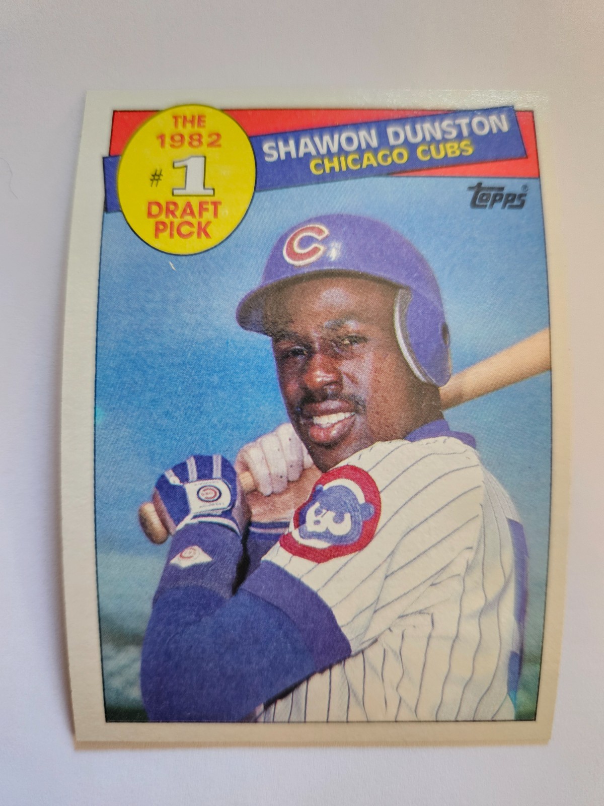 1985 TOPPS SHAWON DUNSTON RC #1 DRAFT PICK #280 NM
