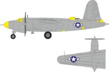 1/48 Eduard B-26F Marauder US national insignia