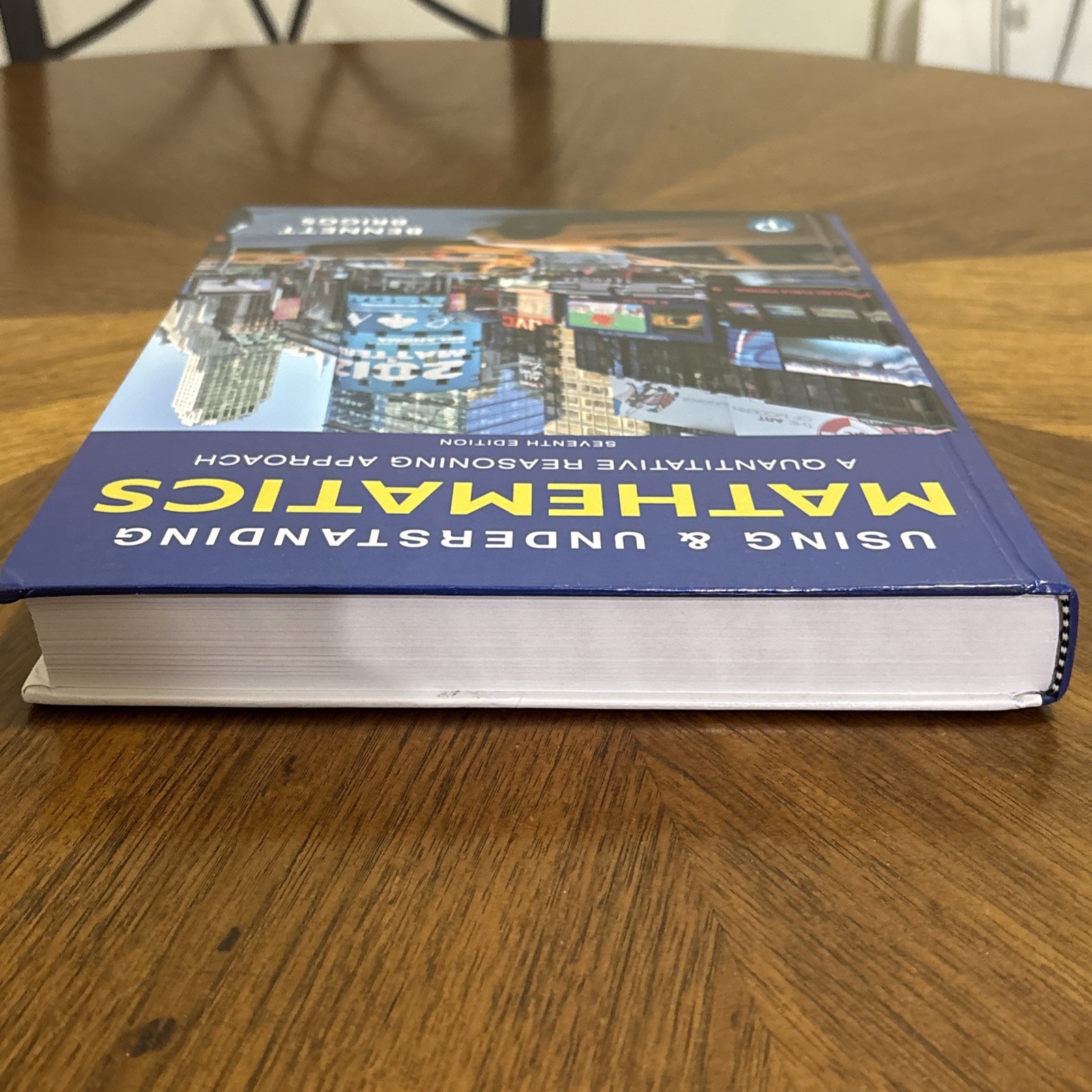 Using & Understanding Mathematics Hardcover, by Bennett Jeffrey Briggs Like New