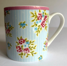 Waitrose Blue Floral Coffee Mug Cath Tea Cup Flowers