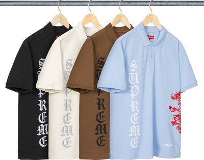 Supreme x The Great China Wall Dragon Polo 4colors 26SS | eBay