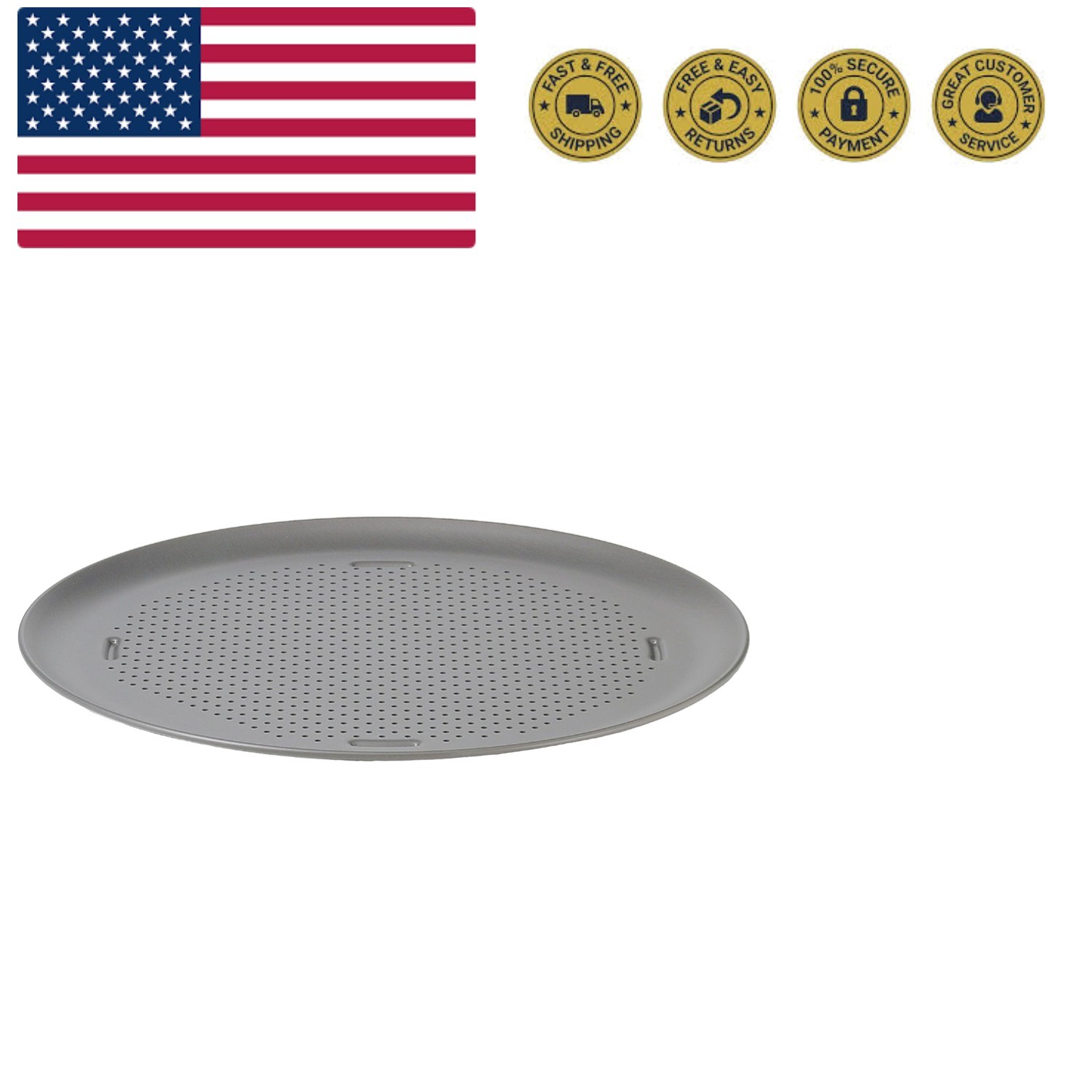 Nonstick Pizza Pan, 16