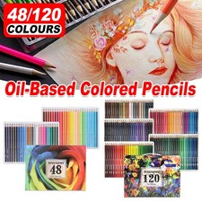 Artistic Colored Oil Pastel Pencils 48/120 Colors Non-Toxic For Art Creation