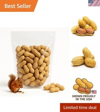Sky Raw Peanuts in Shell, 2.5lb - Jumbo Unsalted Nutrition for Squirrels