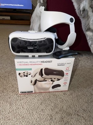 ReTrak Utopia 360 Elite Smartphone VR Headset 101° FOV 6.3in w/ Headphones