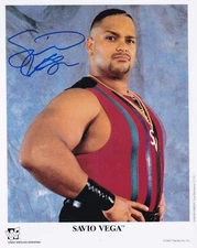Savio Vega Signed 8x10 Photo WWE IWA WWC MLW All New Japan Pro Wrestling Auto G