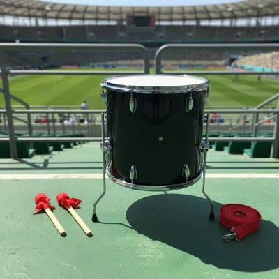 16 Inch Cheering Drum Easy to Carry Audience Encouragement Drum Set for Fans