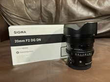 Sigma 20mm F/2 DG DN Contemporary lens for Sony E Mount