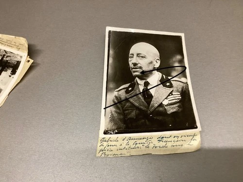 Old press photo MEURISSE Gabriele d’ANNUNZIO 1928