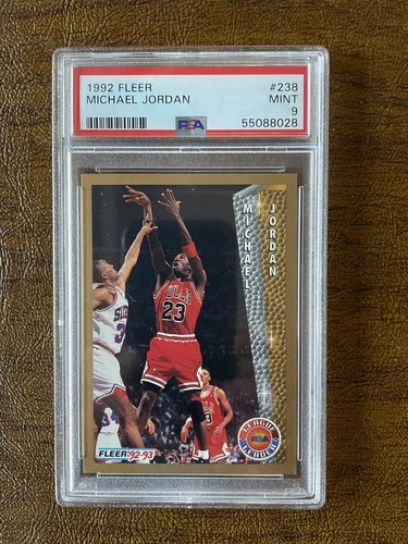 1992 Fleer Michael Jordan League Leaders #238 PSA 9 Chicago Bulls