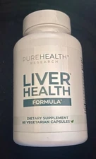 Purehealth Research Liver Health Formula (60-Vegetarian Capsules) New - exp 3/27