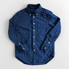 Polo Ralph Lauren Boy's Plaid Size S8 Long Sleeve Button Down Shirt Holiday